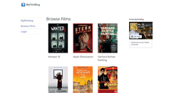 Desktop Screenshot of films.myfilmblog.com
